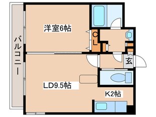 レインボータウン２４の物件間取画像